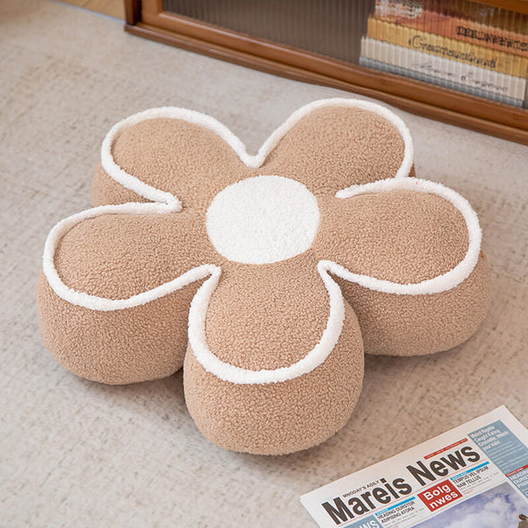 Daisy Bloom Pouf Pillow