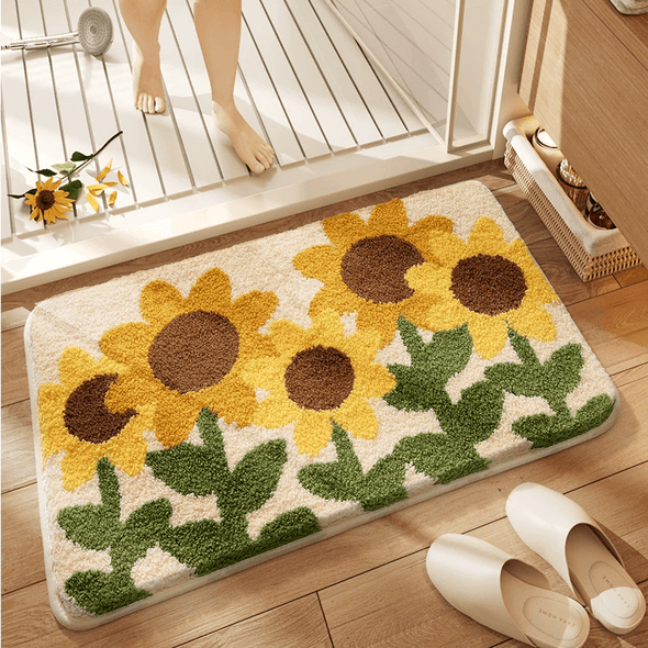 Floral Whimsy Bath Rug