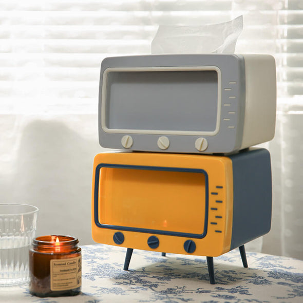Retro TV Tissue Box