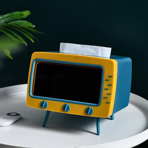 Retro TV Tissue Box
