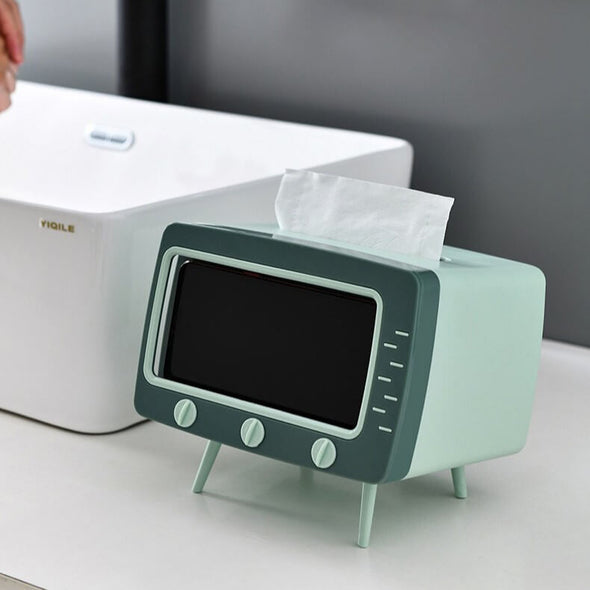 Retro TV Tissue Box