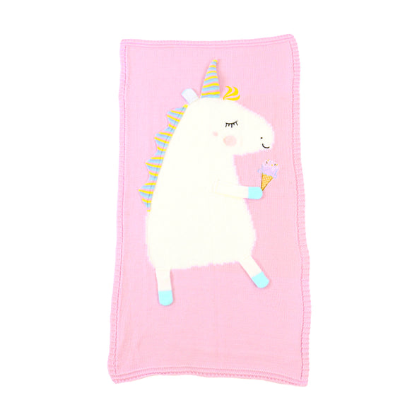 Hello Baby Blankets - Unicorn