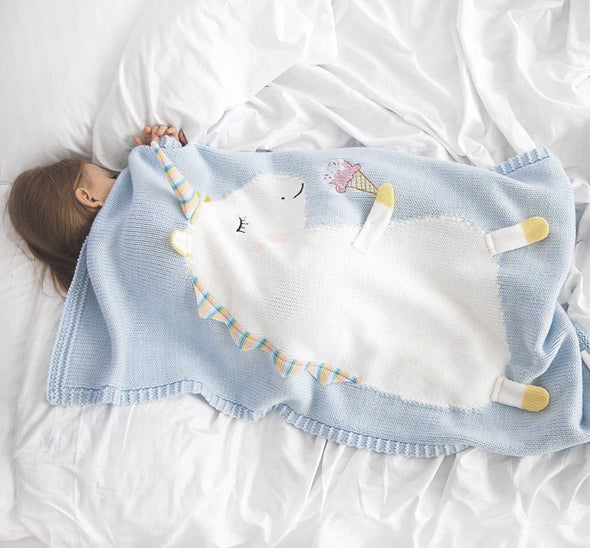Hello Baby Blankets - Unicorn