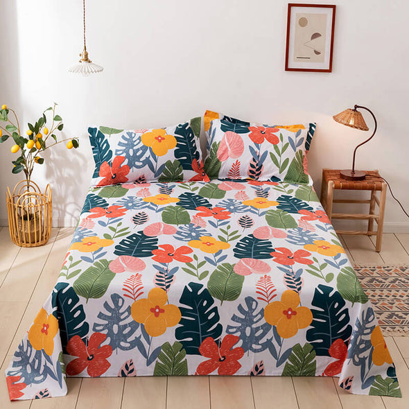 Lilac Series Bedsheet ( 3 Piece set)