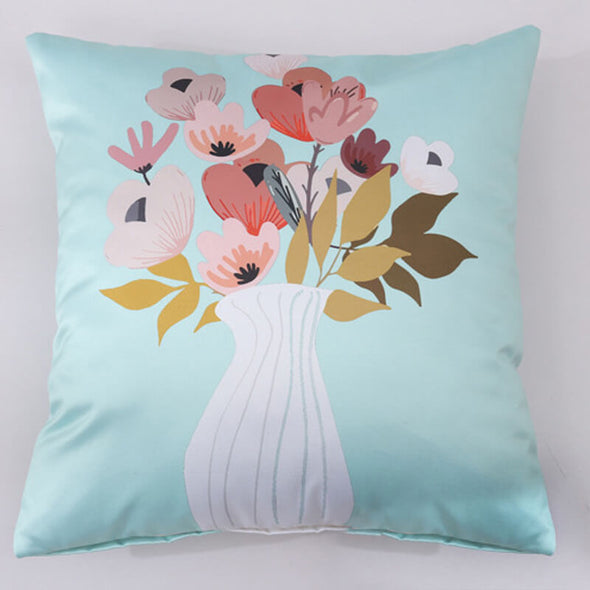Viola Bouquet Pillow Covers