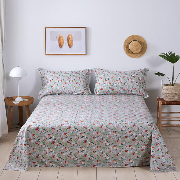 Lilac Series Bedsheet ( 3 Piece set)