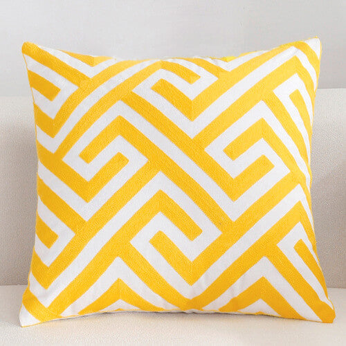 Dahlia Series Yellow Pillow Covers